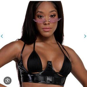 IHeartRaves Clasp Corset Top